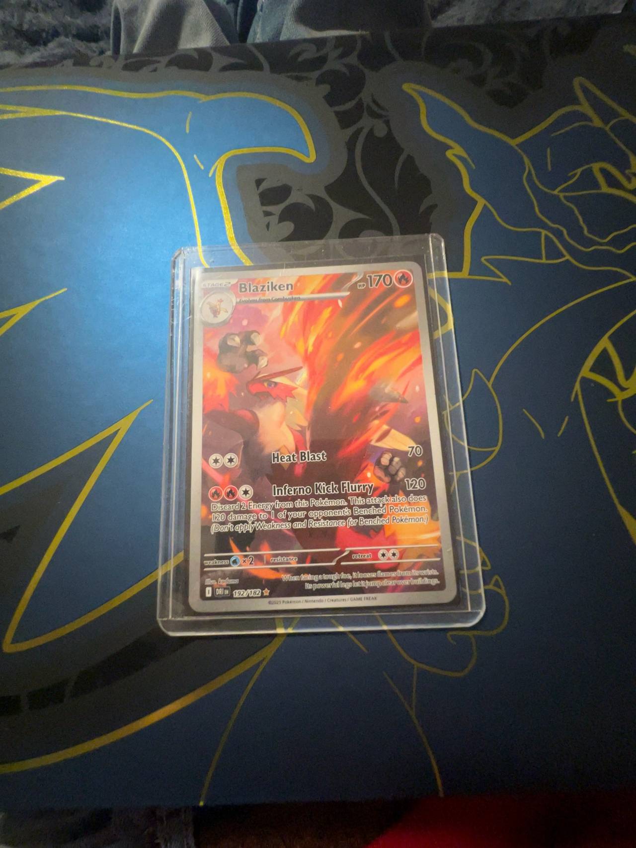 Pokemon Blaziken Destined Rivals #192 Illustration Card
