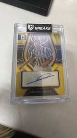 2022-23 Panini Select Serie A Zinedine Zidane Auto Gold Prizm /10 - Image 2