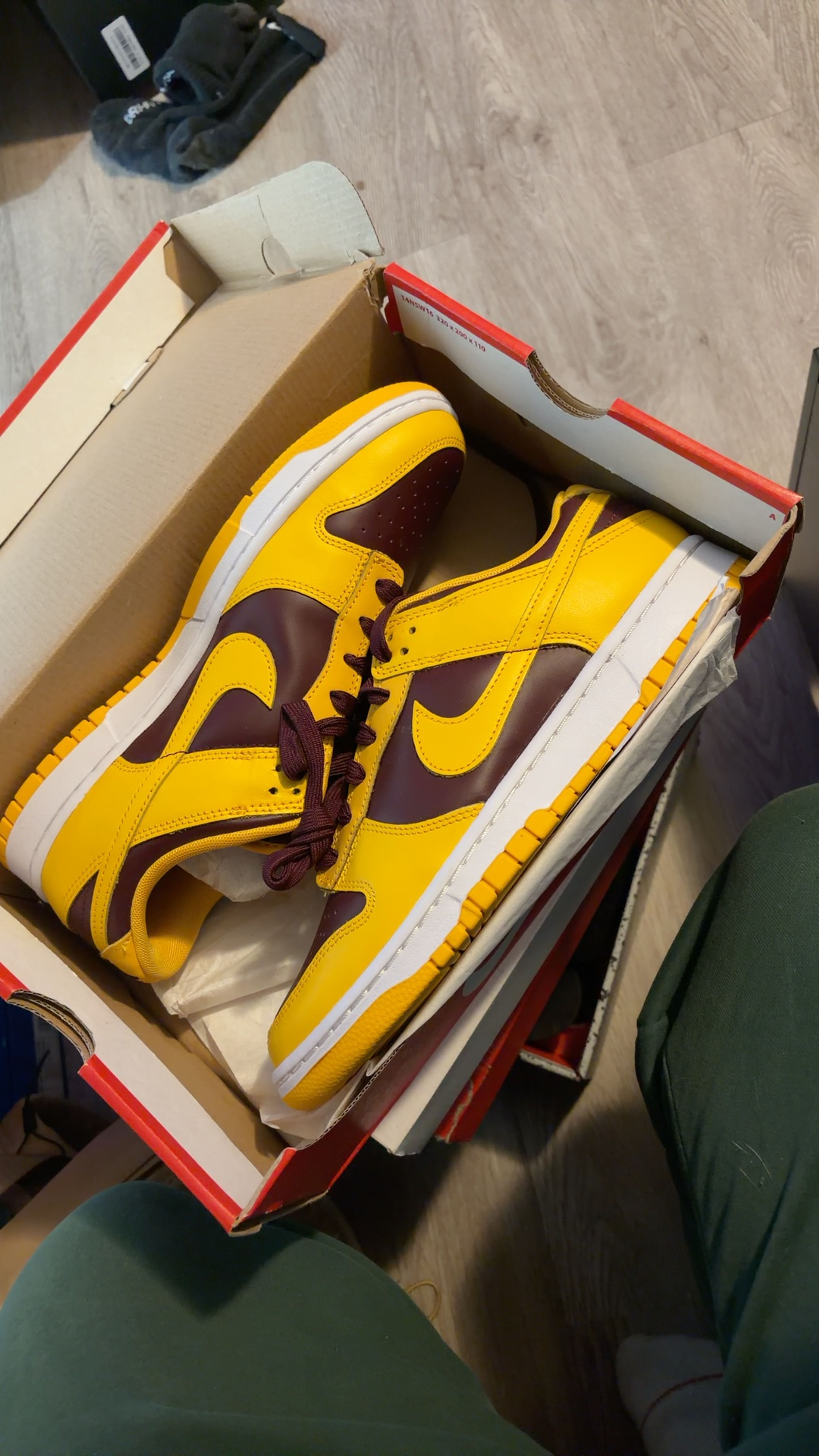 Nike Dunk Low Retro Arizona State University Gold/Deep Maroon