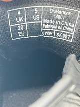 Dr. Martens 1460 Toddler Boots Black Side Zip Lace Up US 5 UK 4 EU 20 - Image 7
