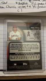 2025 Topps Chrome Mike Trout Pink Refractor #32 - Image 3