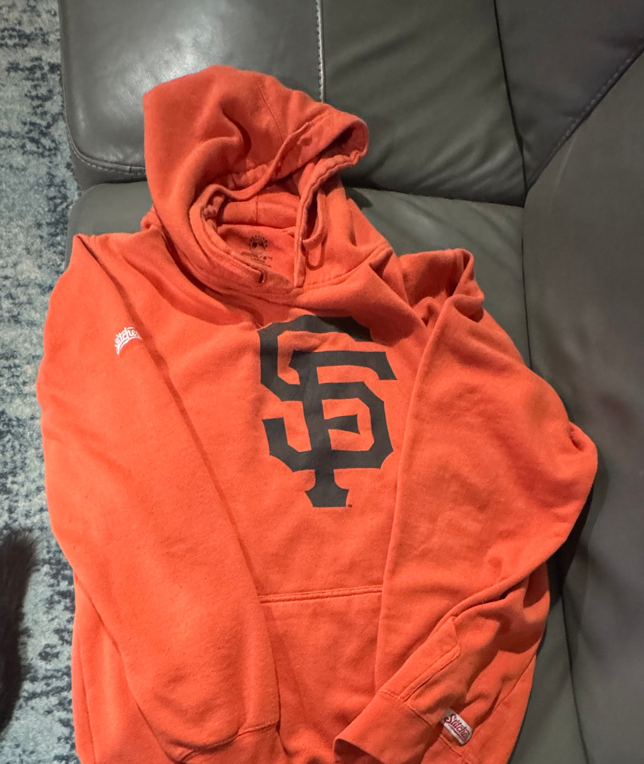 Stitches San Francisco Giants Pullover Hoodie Sz L