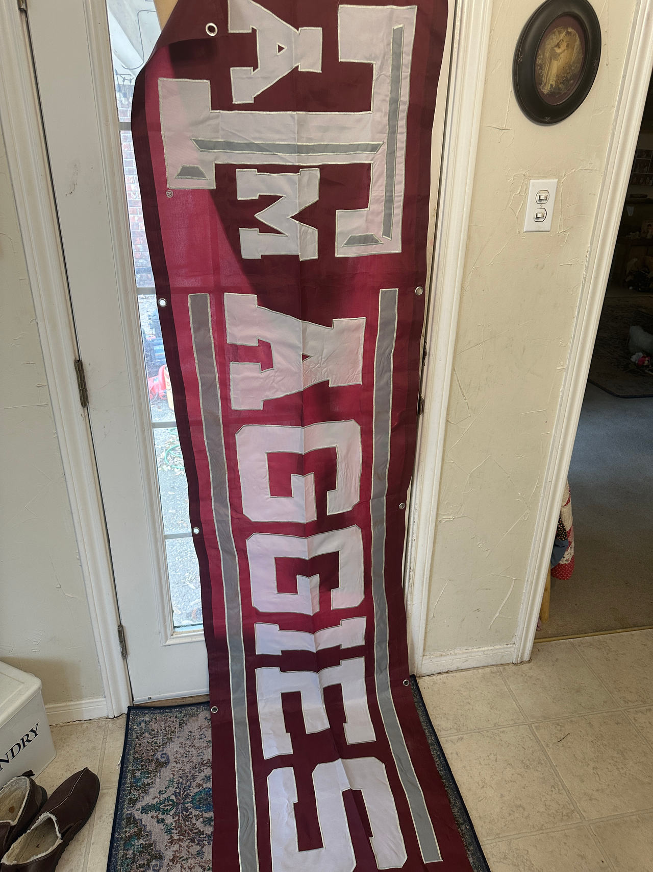 Texas A&M Aggies Vertical Banner