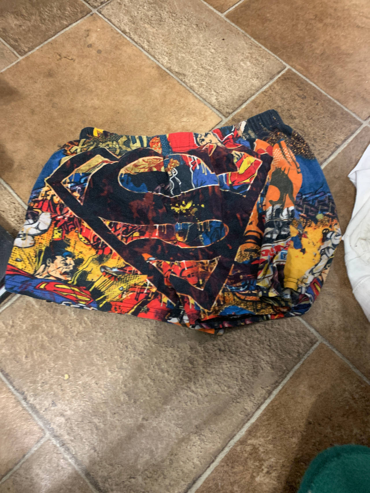 Superman Comic Book Print Boxer Shorts