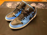 Jordan 1 Low UNC Toe Black / University Blue 553558‑403 Sz 14 - Image 1