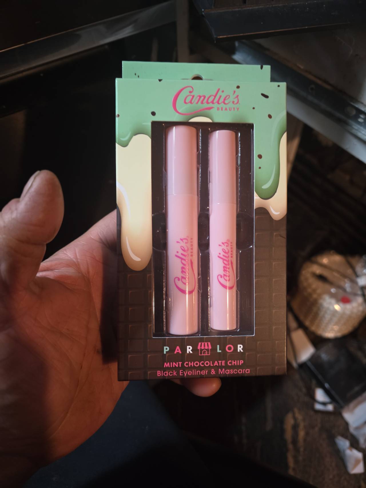 Candie's Beauty Parlor Mint Chocolate Chip Black Eyeliner & Mascara Set