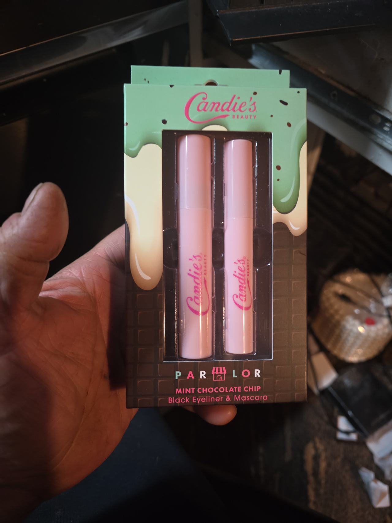Candie's Beauty Parlor Mint Chocolate Chip Black Eyeliner & Mascara Set