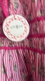 Hippy Fashion Striped Floral Smocked Dress - Image 7