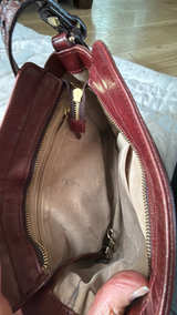 Brahmin Leather Crossbody Bag with Croc Embossing - Image 4