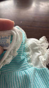 Carter's Vintage Swan Seersucker Baby Dress - Image 2