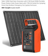 Takki 120W Peak Solar Generator with 21W Panel - Image 1