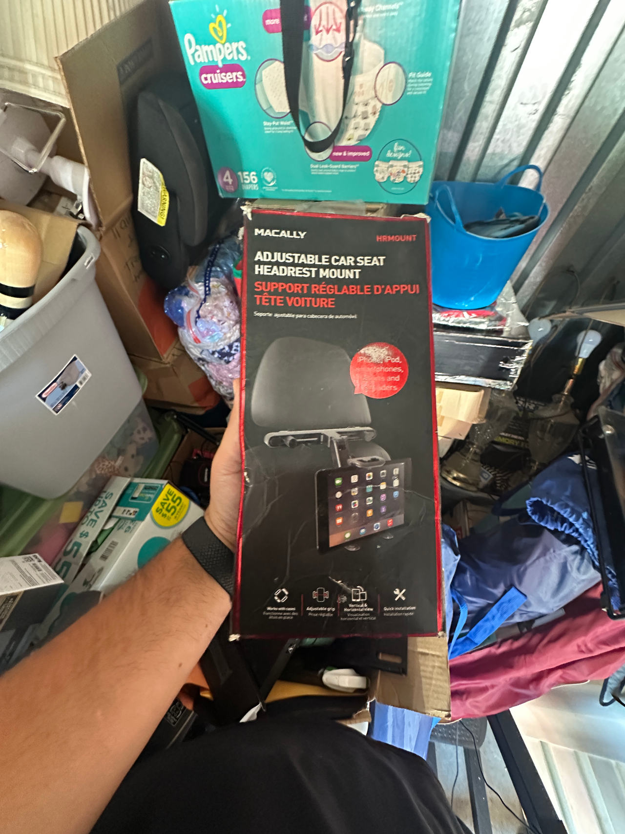 Macally Adjustable Car Seat Headrest Mount
