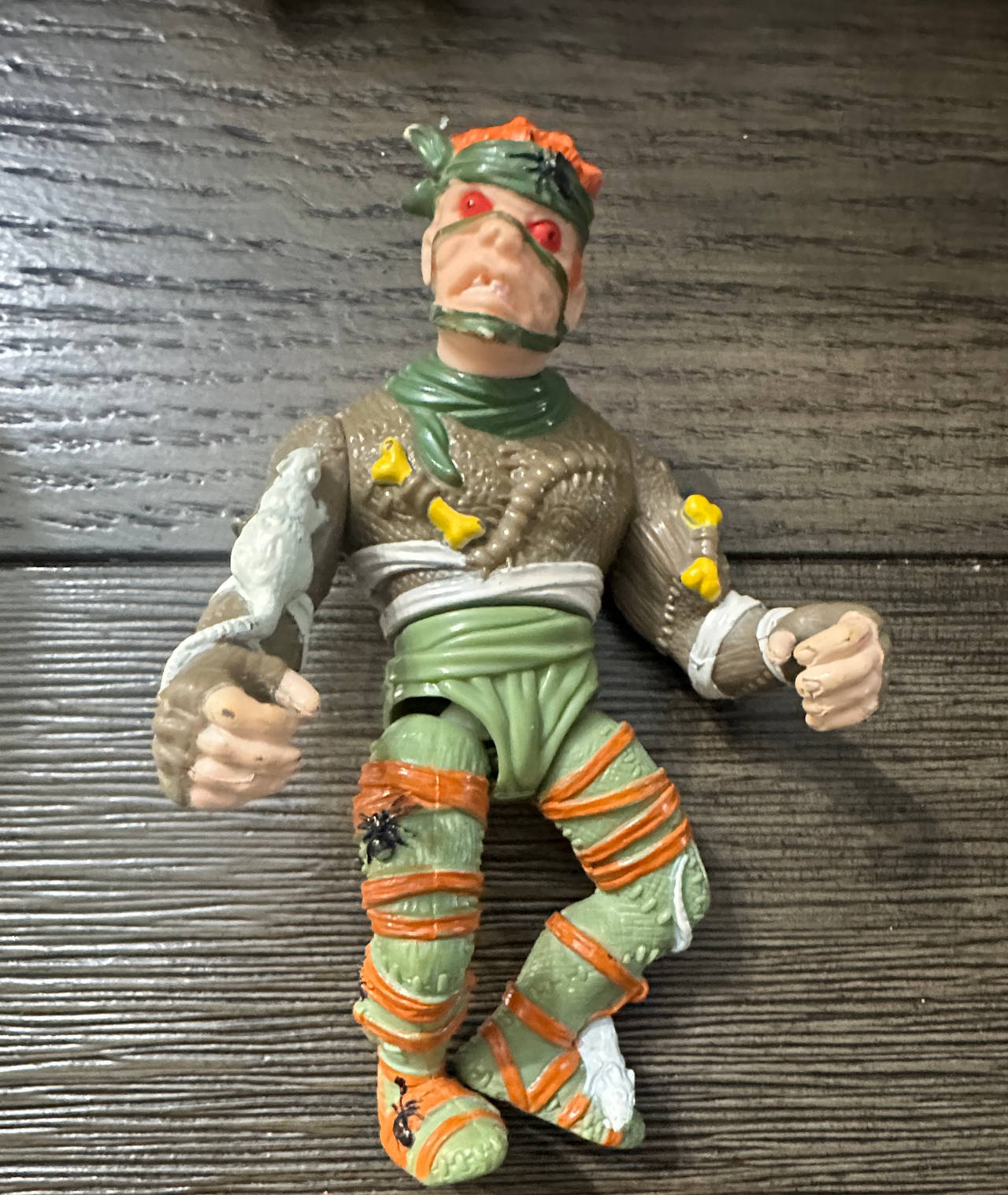 Teenage Mutant Ninja Turtles RAT KING vtg action figure.