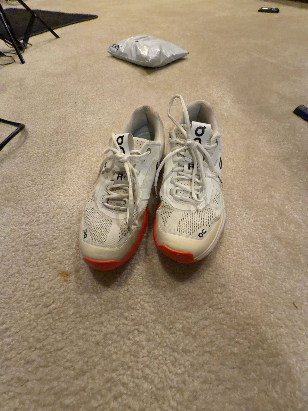 ON The Roger Pro Clay White Flame Men's Tennis Shoes