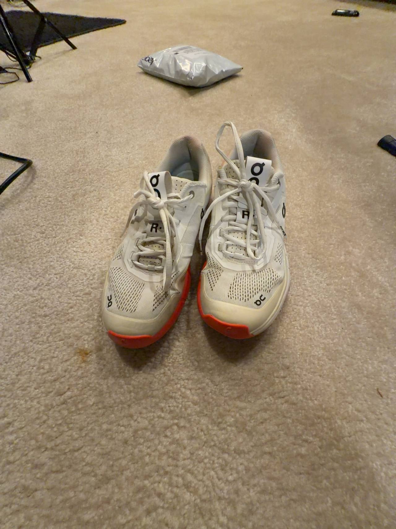 ON The Roger Pro Clay White Flame Men's Tennis Shoes