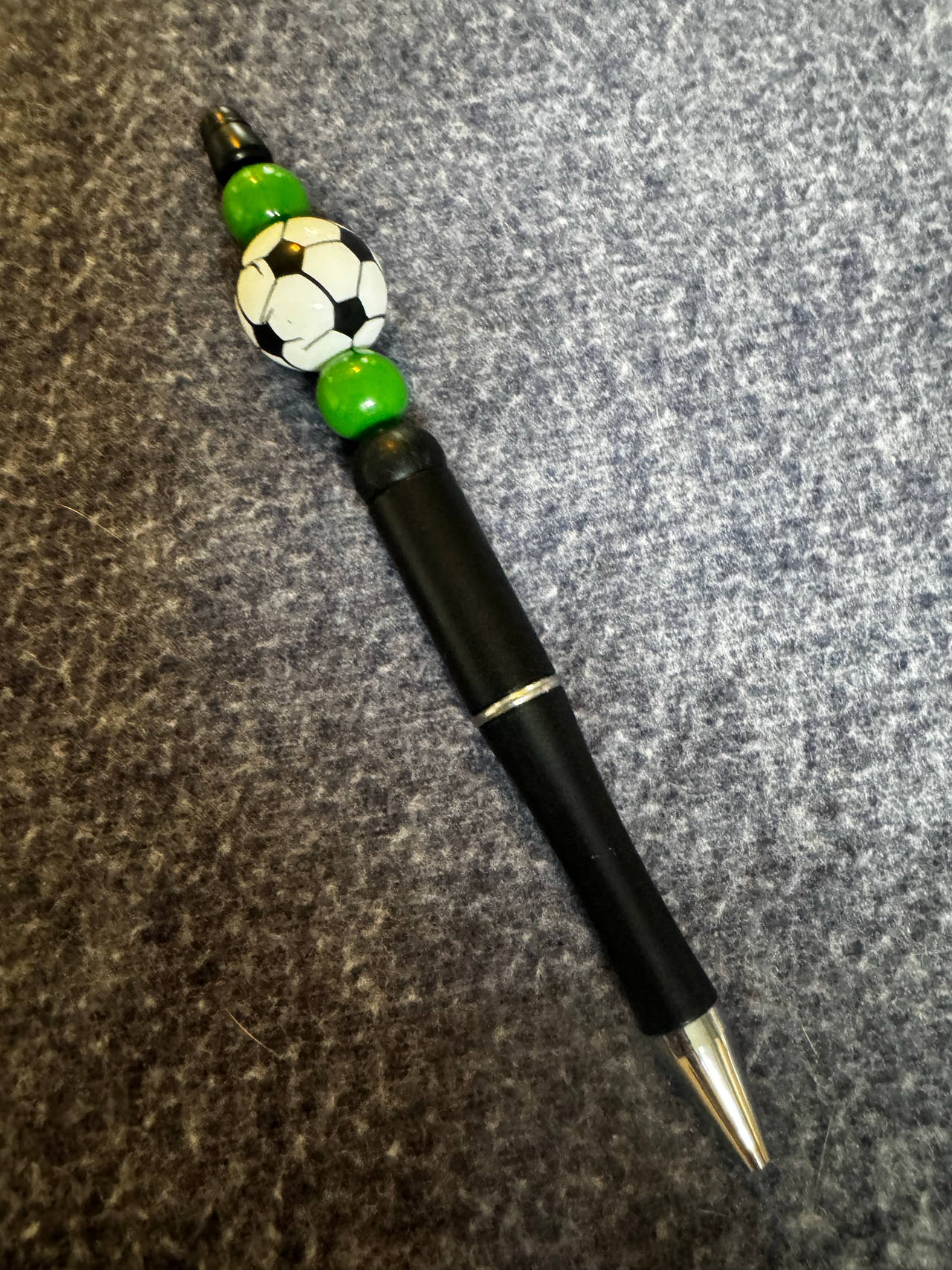 Soccer Bead Ballpoint Pen