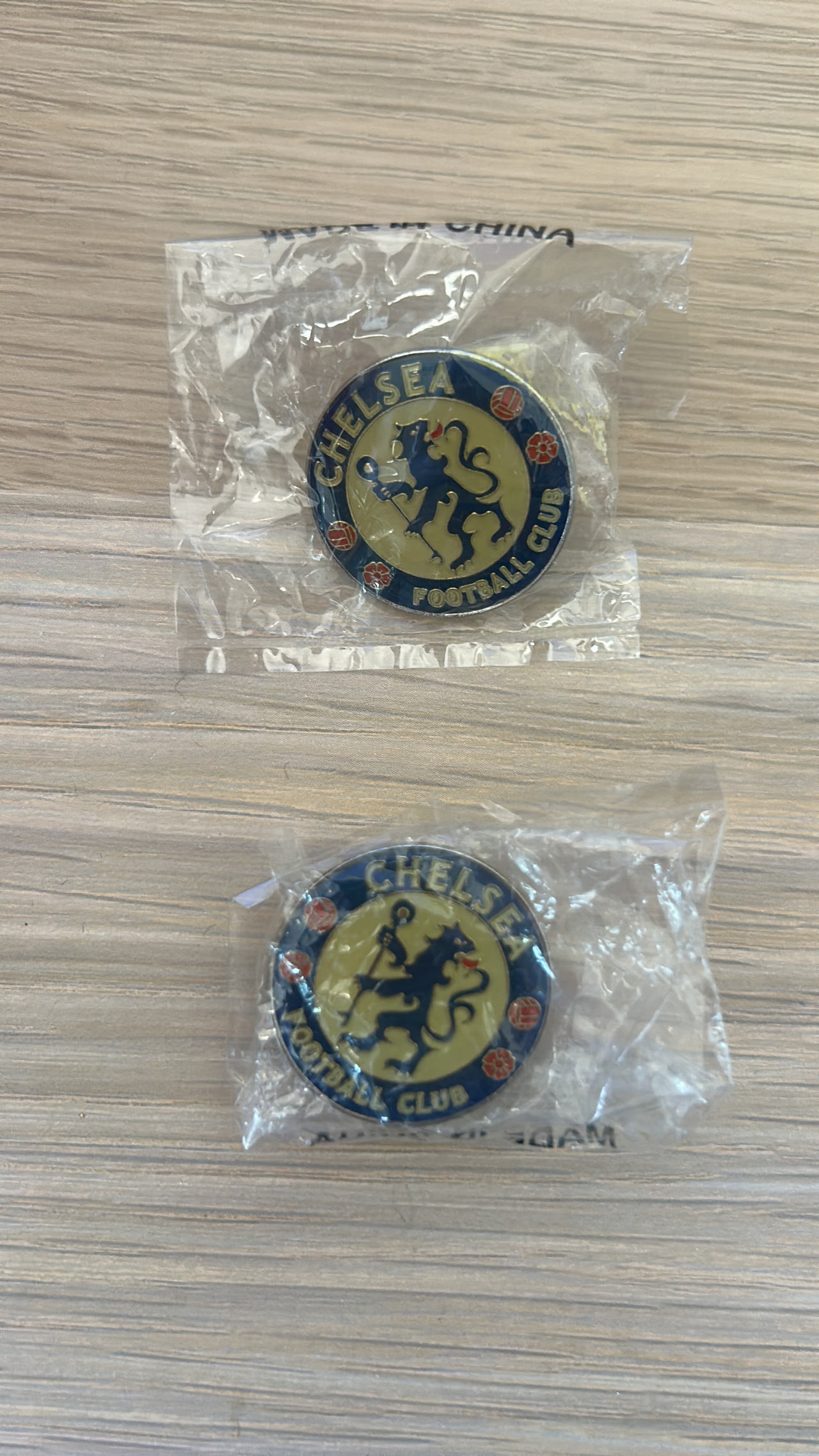 Chelsea FC Crest Pin Badge Lot of 2
