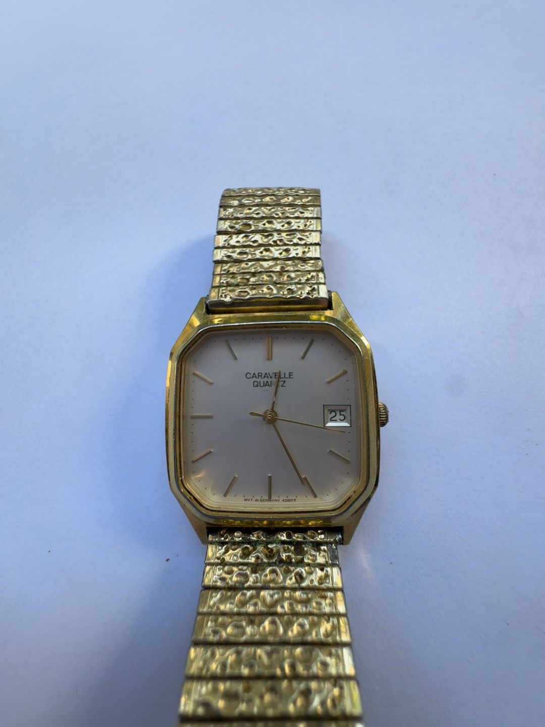 Bulova Caravelle Gold-Tone Mesh Band Watch