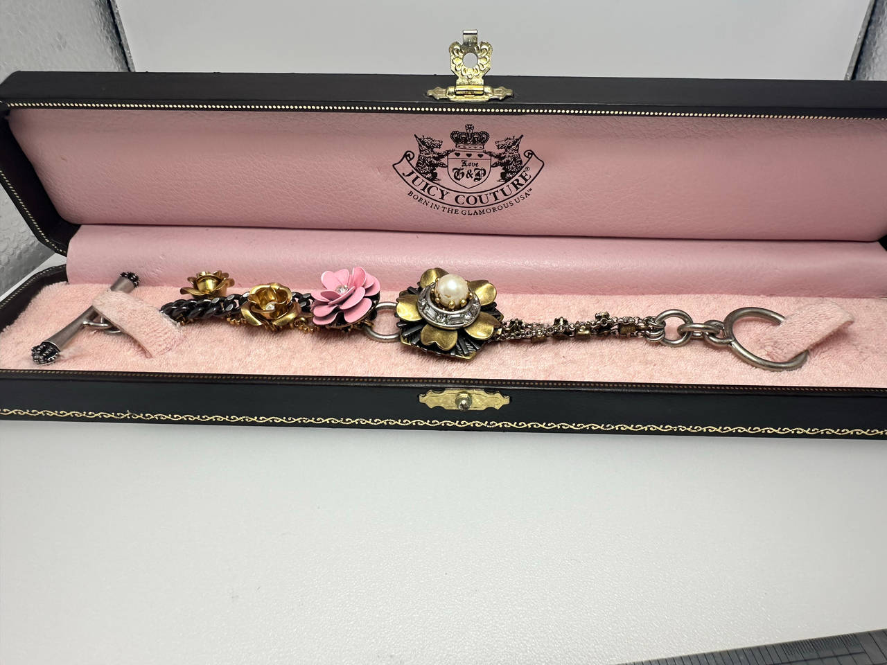 Juicy Couture Flower Charm Bracelet