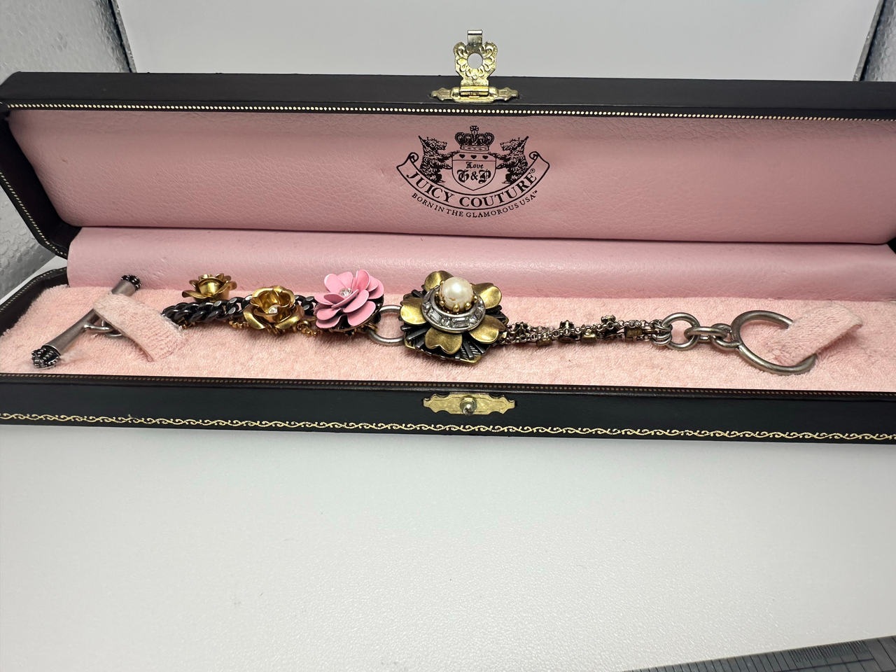 Juicy Couture Flower Charm Bracelet