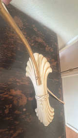 Arlus Vintage Wall Sconce Black Glass with Gold Chrome - Image 3