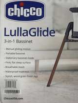 Chicco LullaGlide 3-in-1 Bassinet Gray NEW - Image 4