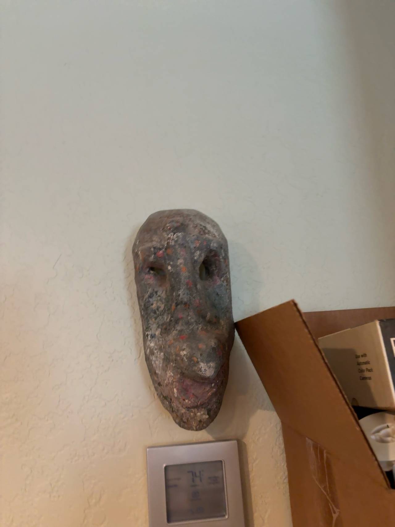 African Tribal Carved Wood Mask