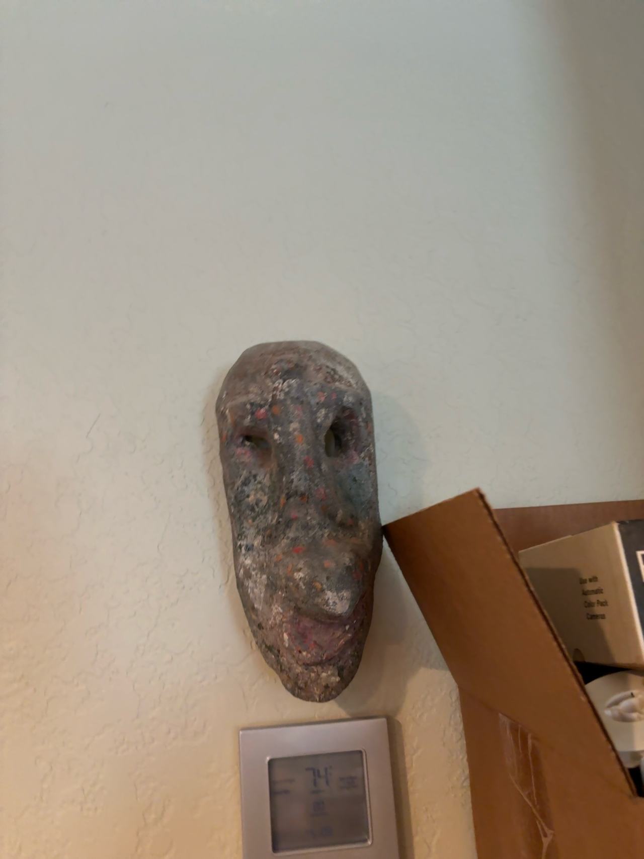 African Tribal Carved Wood Mask