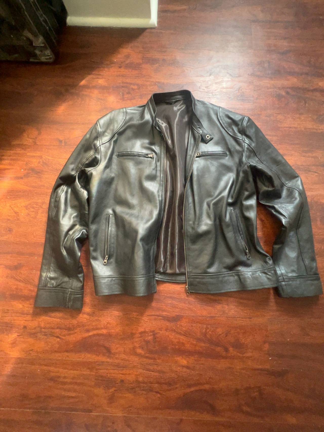 Satchel and Page Leather Moto Jacket