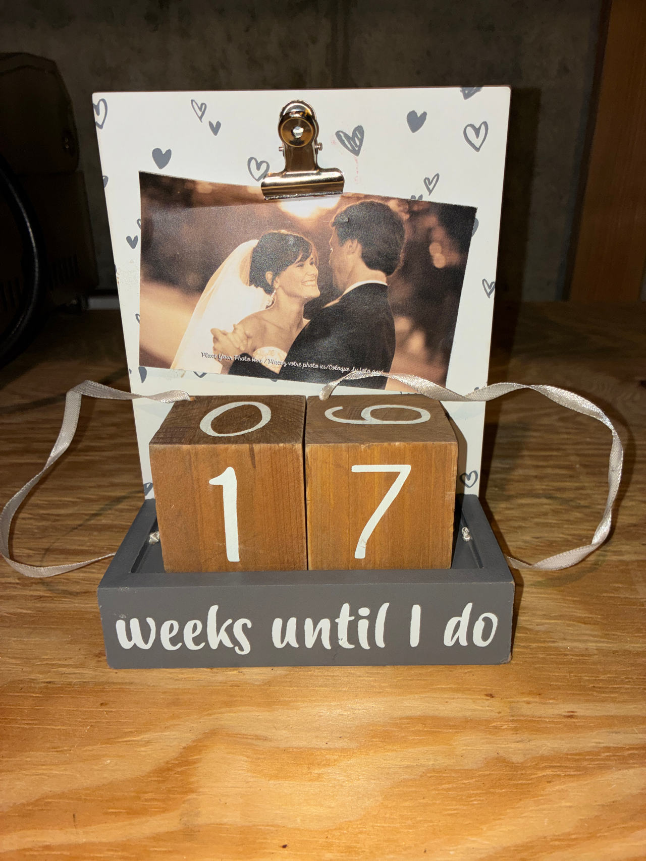 Wedding Countdown Calendar Block Set