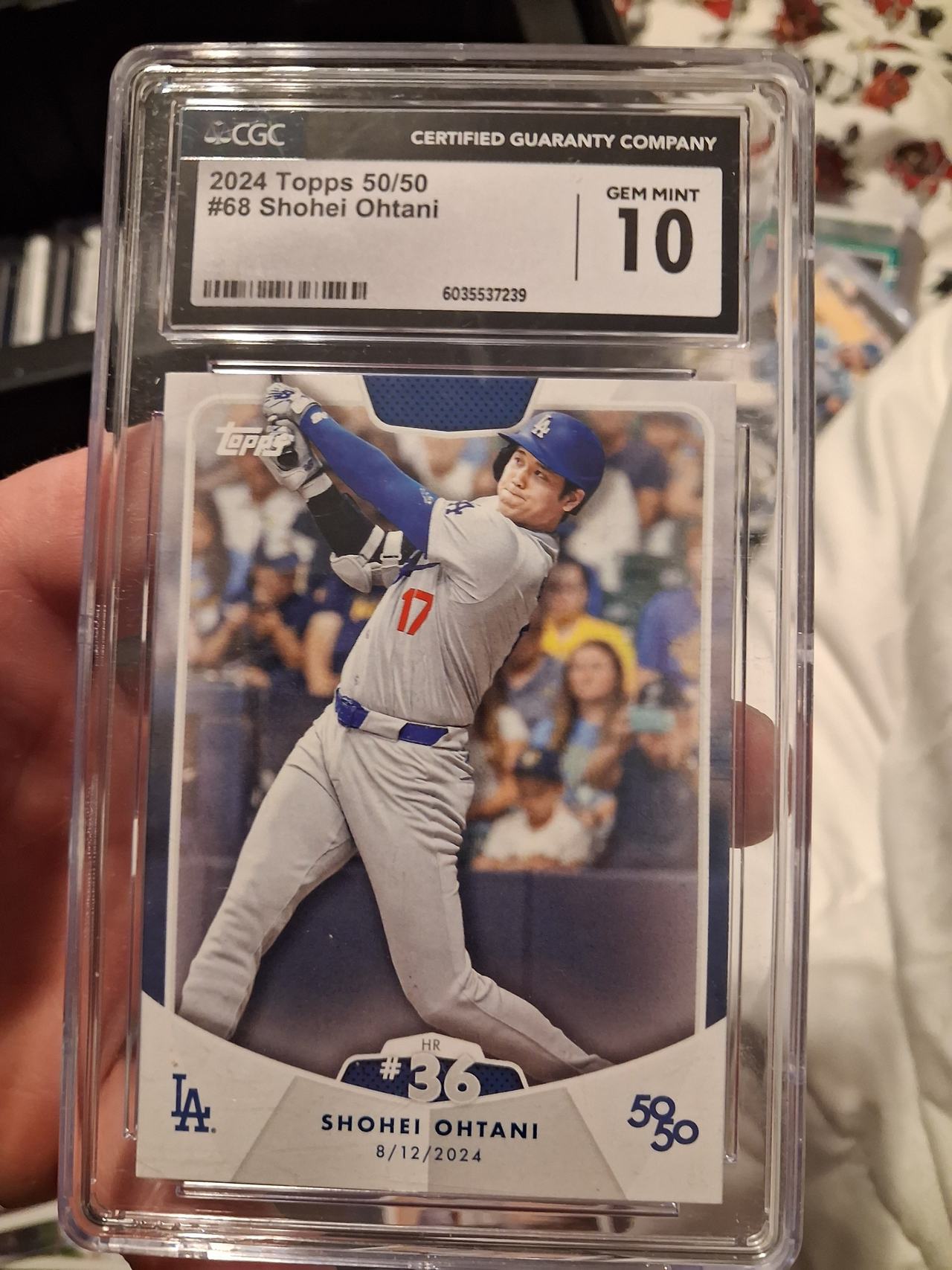 2024 Topps 50/50 Shohei Ohtani #68 CGC 10 Gem Mint