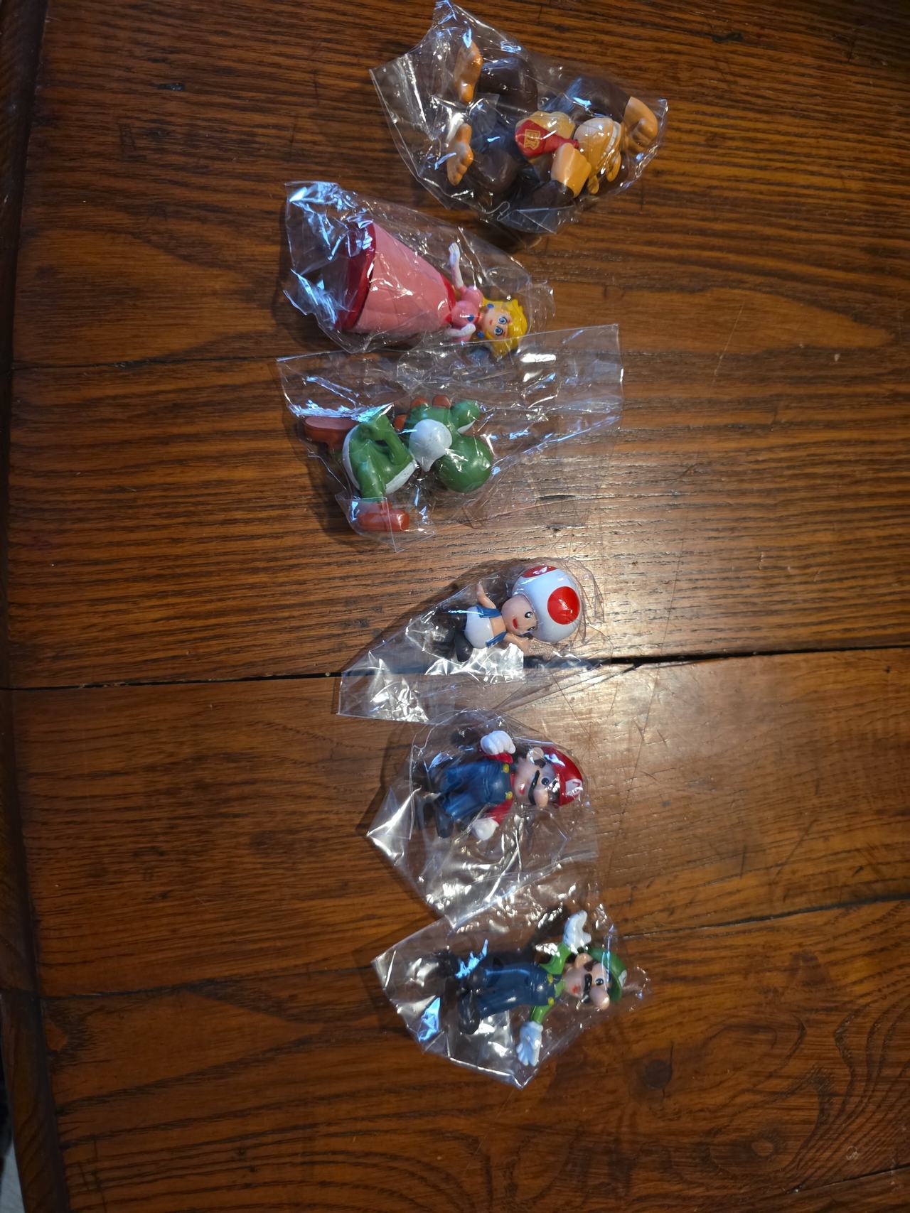 Super Mario Bros Mini Figures Set of 6