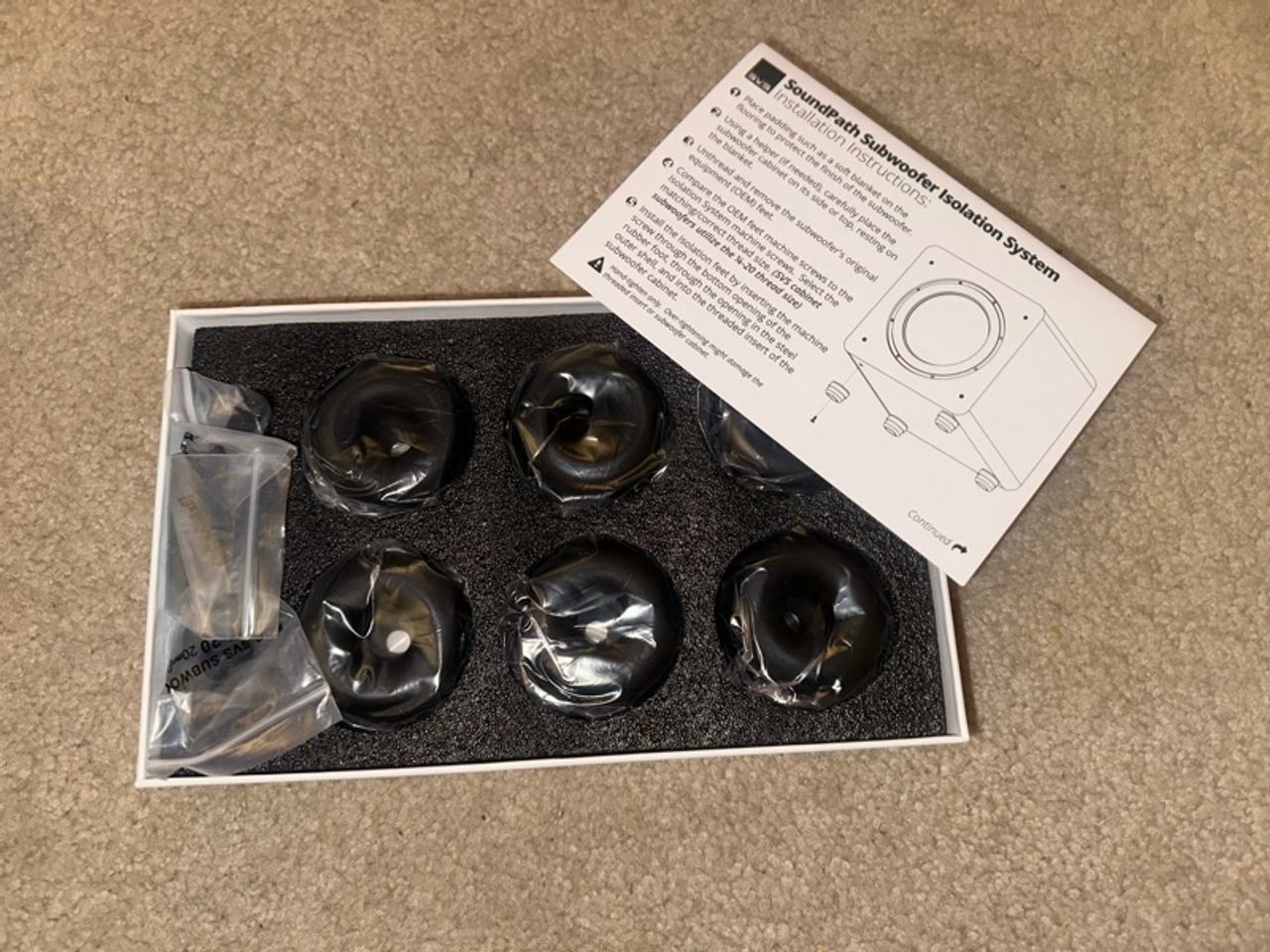 SVS SoundPath Subwoofer Isolation System 4-Pack