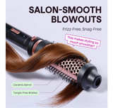 Wavytalk Thermal Brush, 1 1/2 inch Heated Round Brush Detachable Head Rose Gold - Image 6
