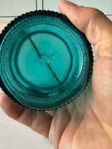 Mason Collectible Teal Glass Jar with Wire Bail Clamp-On Lid by AVON - Image 2