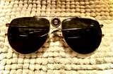 Versace Aviator Sunglasses VE2225 100287-60 Gold / Grey Lenses
 - Image 4