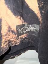 PJ Orourke The Yellow Subway Shirt WITH HOLE Large - Image 4