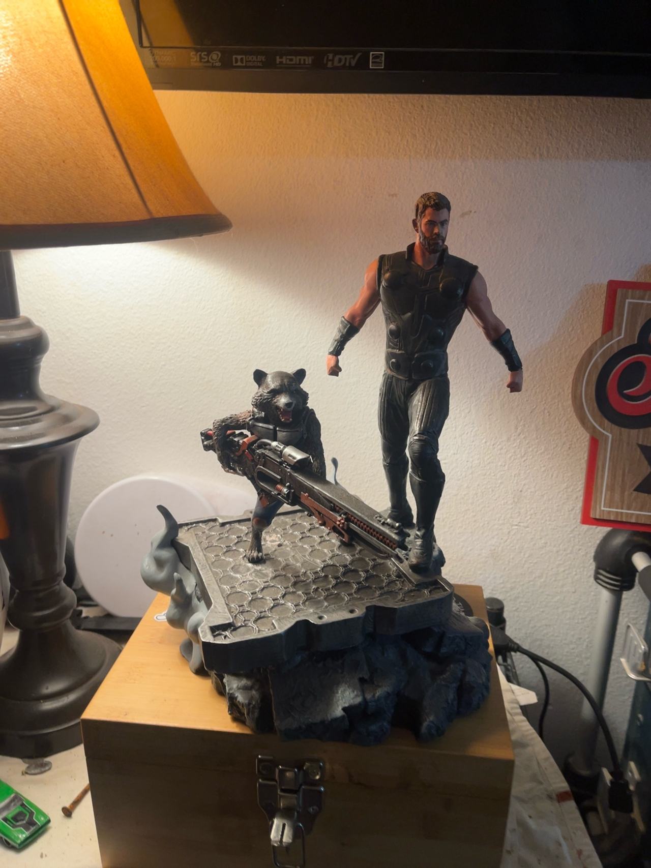 Marvel Thor & Rocket Infinity War Statue