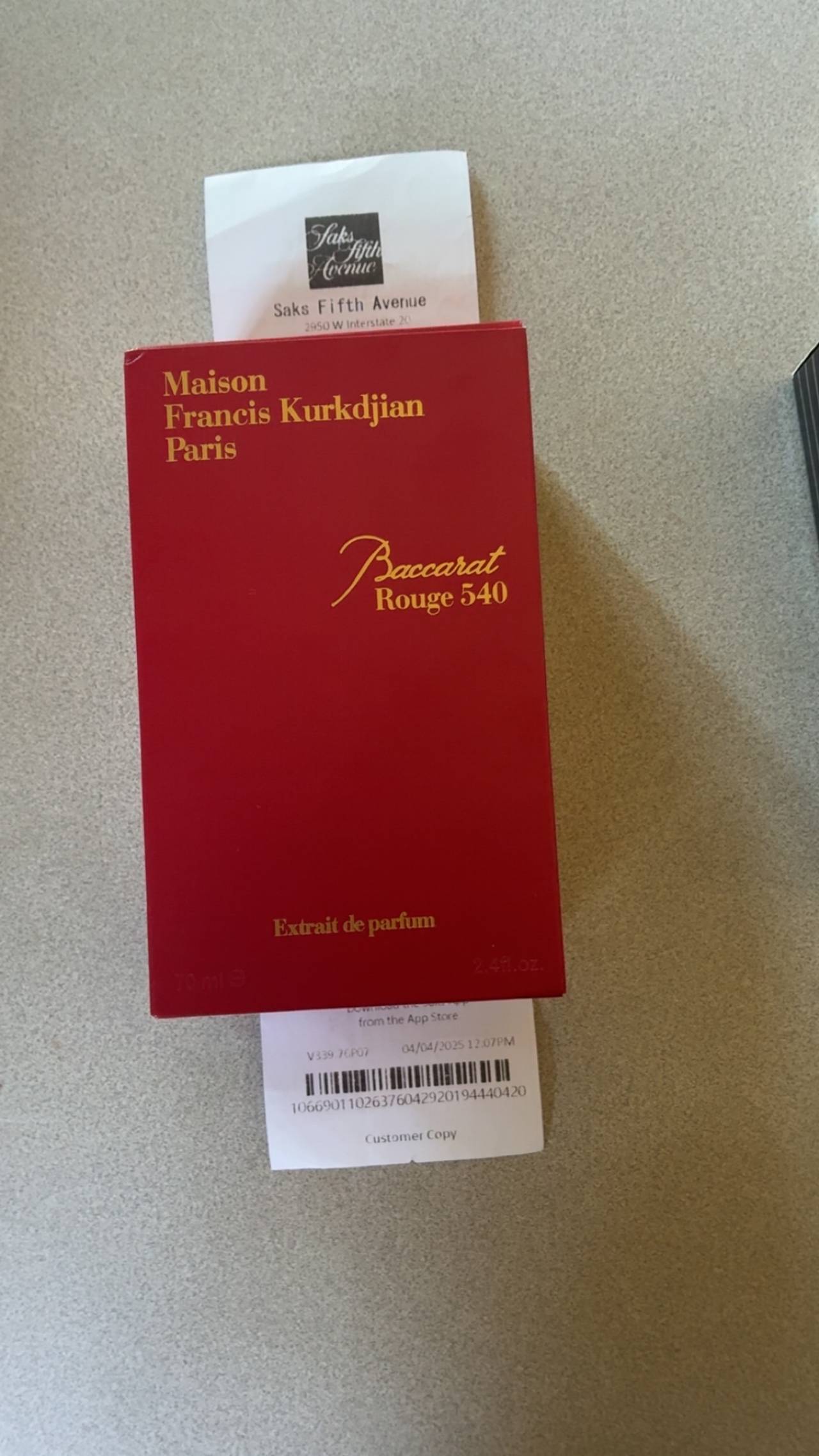 Maison Francis Kurkdjian Baccarat Rouge 540 Extrait de Parfum