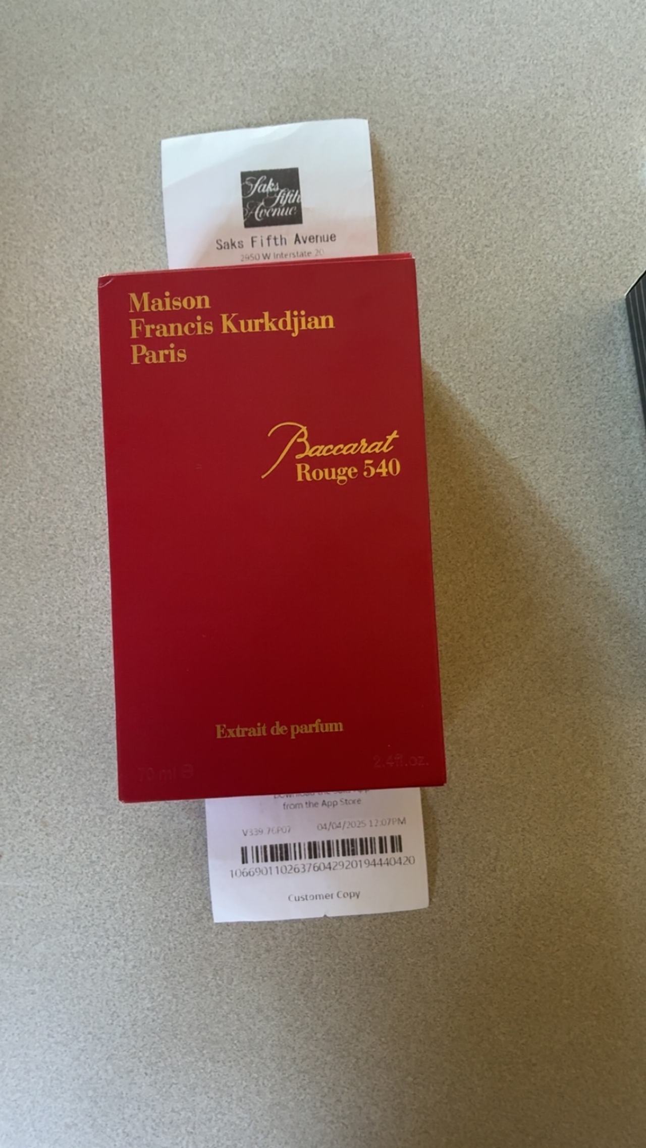Maison Francis Kurkdjian Baccarat Rouge 540 Extrait de Parfum