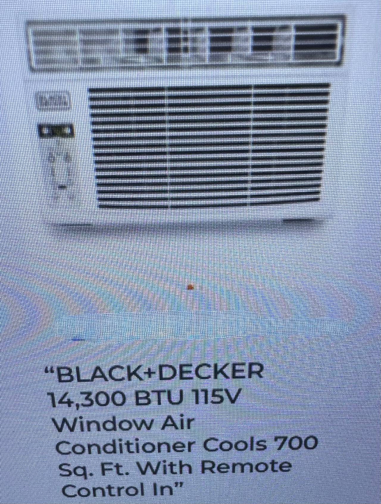 BLACK+DECKER 14,300 BTU 115V Window Air Conditioner
