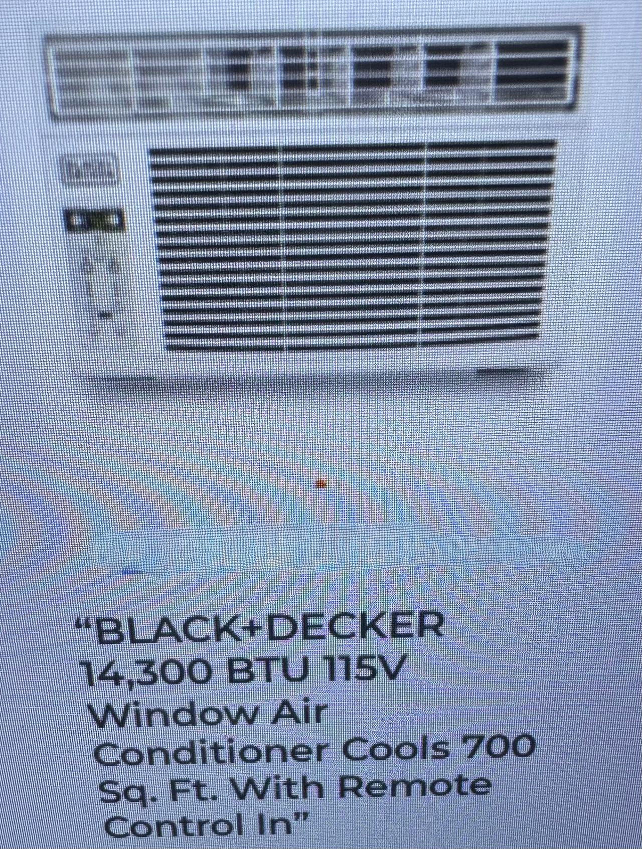 BLACK+DECKER 14,300 BTU 115V Window Air Conditioner
