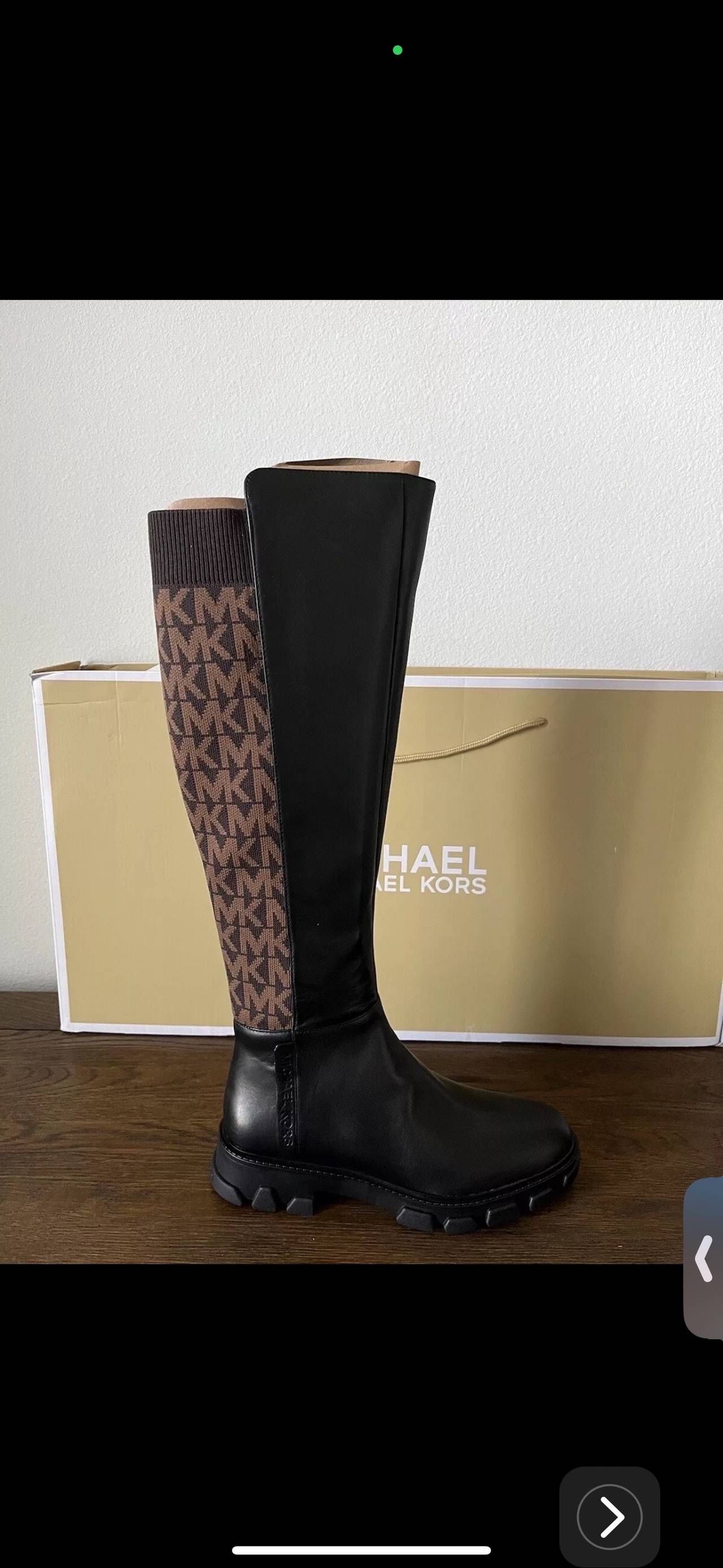 Michael Kors Ridley Logo Stretch Boot