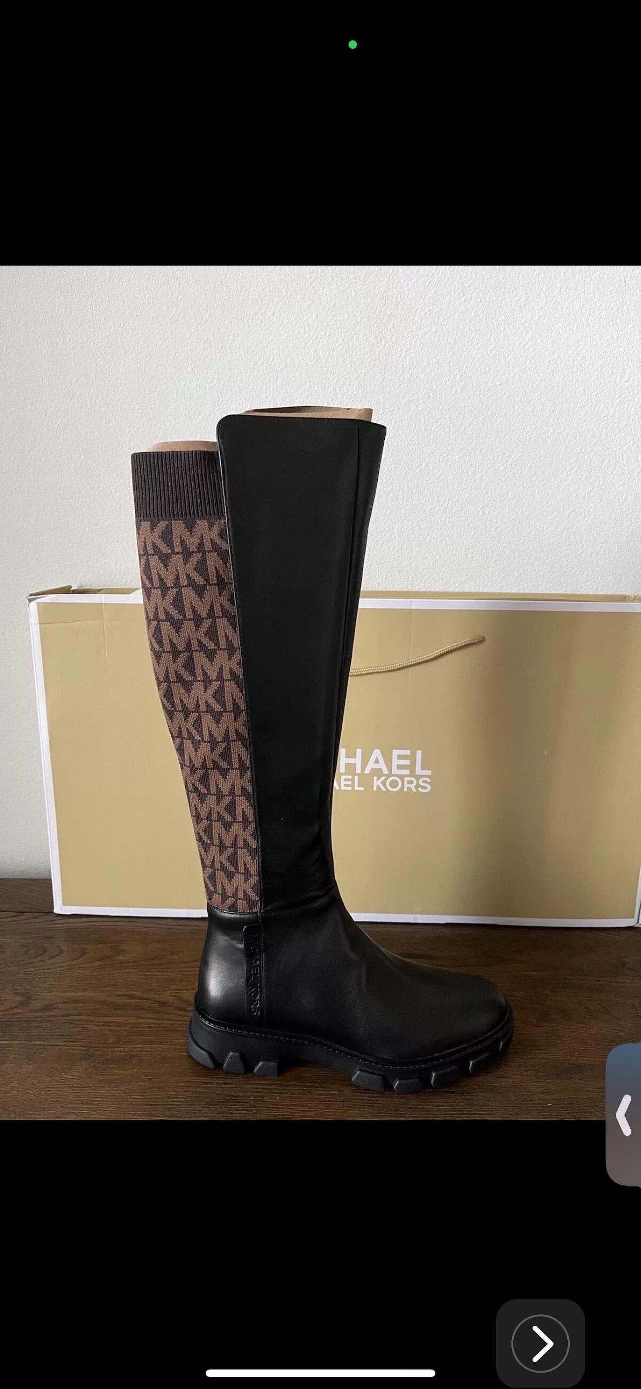 Michael Kors Ridley Logo Stretch Boot