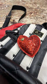 Betsey Johnson Mini Backpack Red/White/Black - Image 4