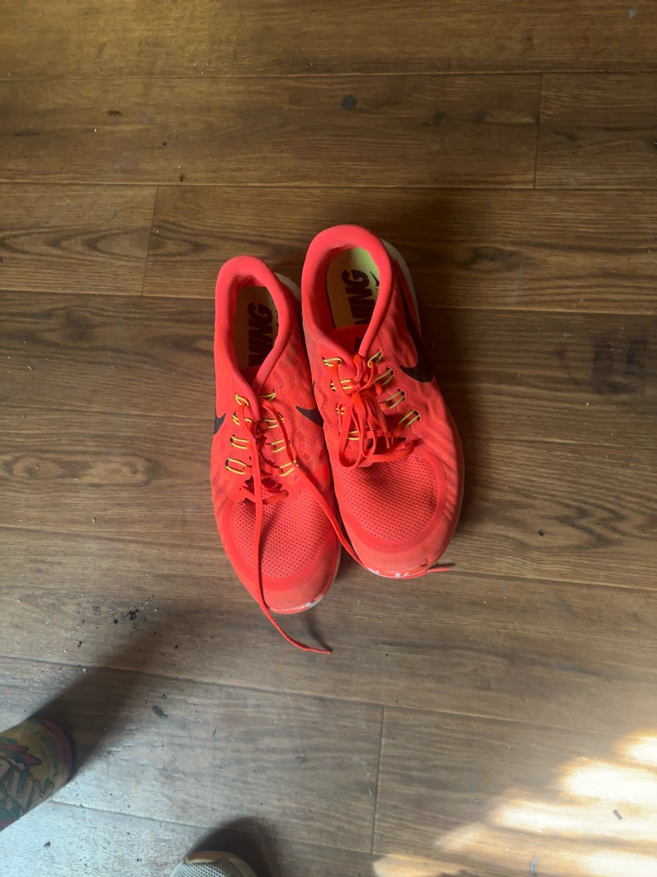 Nike Free 5.0 Running Shoes Orange