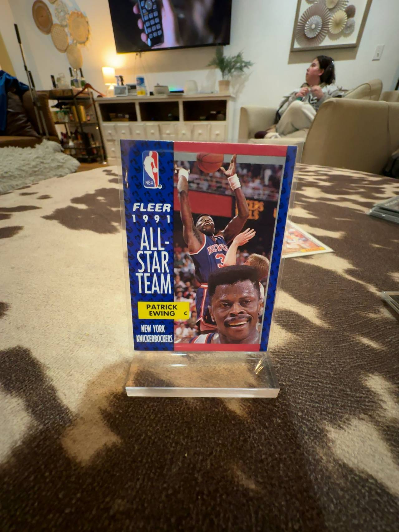 Fleer 1991 All-Star Team Patrick Ewing #215