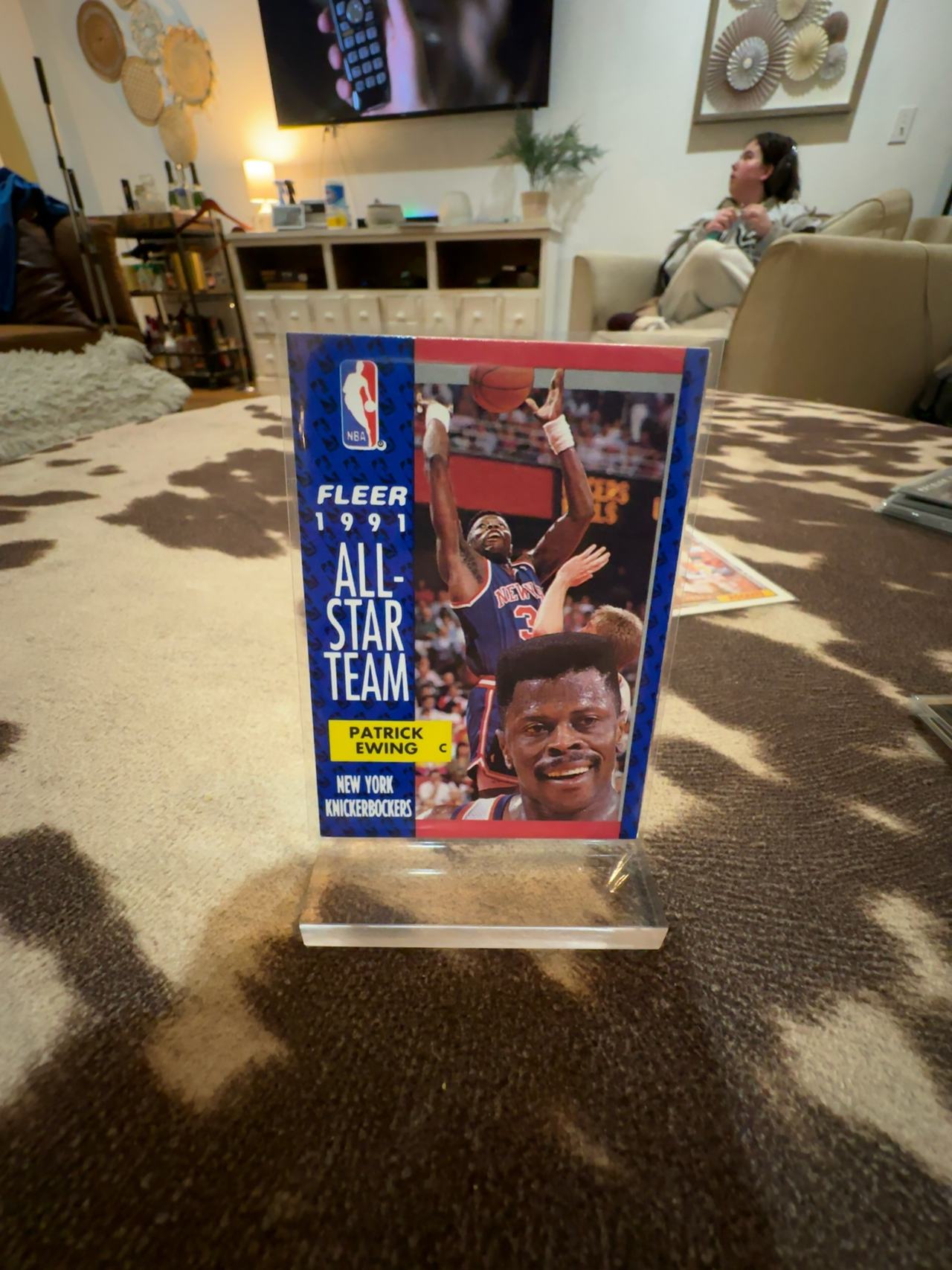 Fleer 1991 All-Star Team Patrick Ewing #215