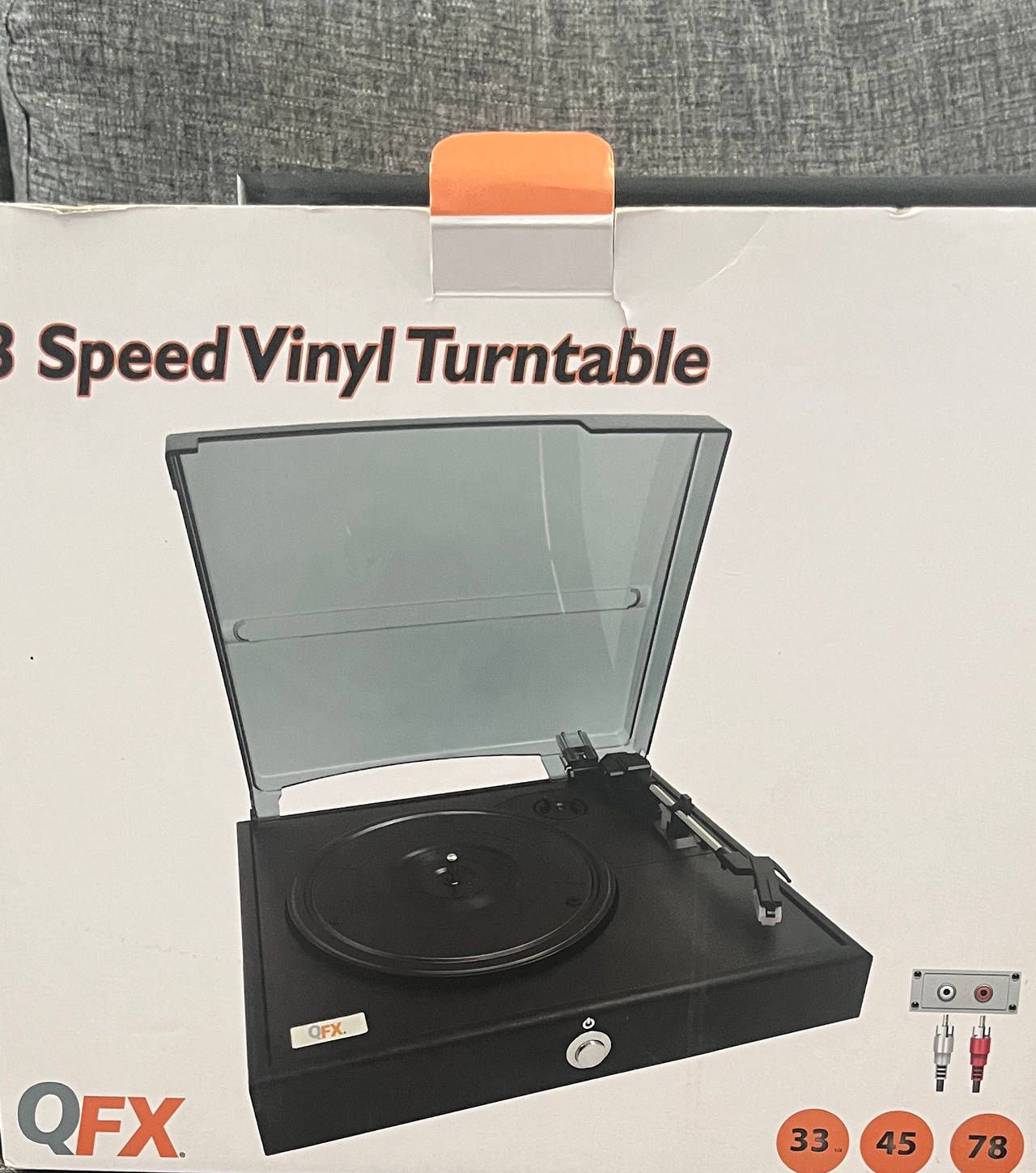 QFX 3-Speed Vinyl Turntable