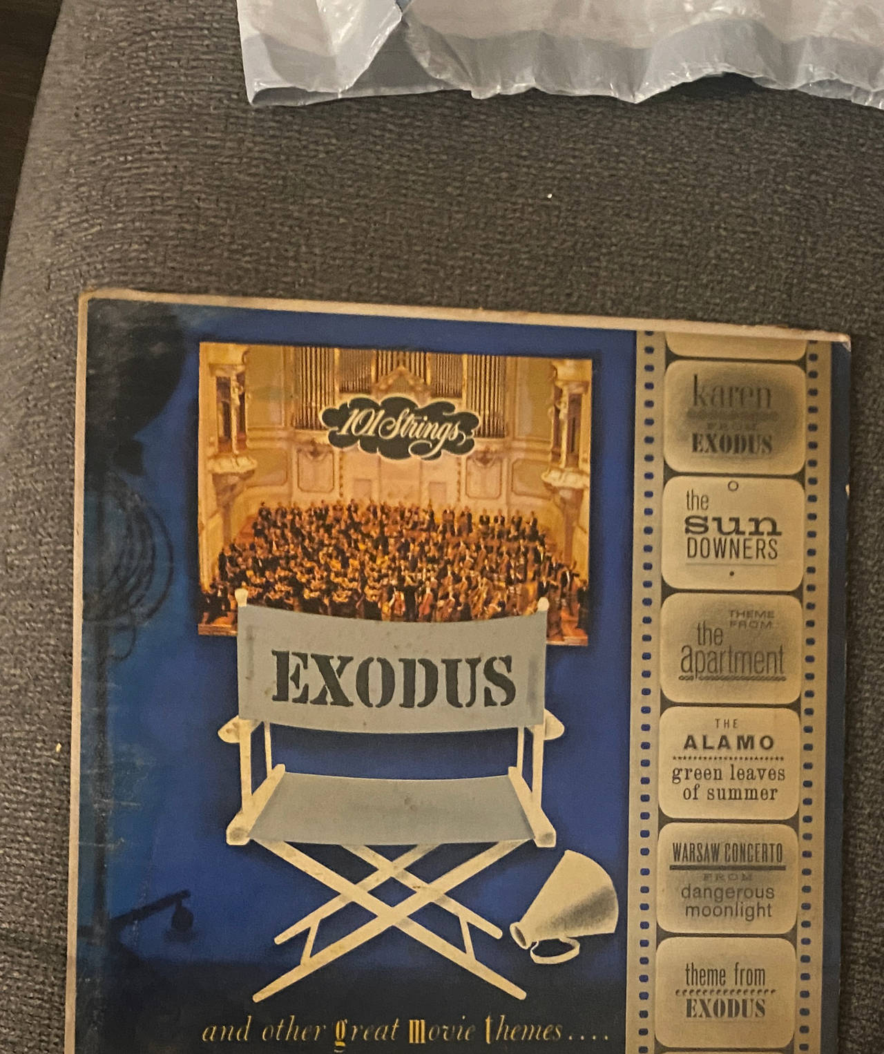 101 Strings Orchestra - Exodus and Other Great Movie Themes Vinyl LP
